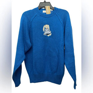 Northern Isles Wool Blend Bunny Sweater Size XL Vintage New With Tags